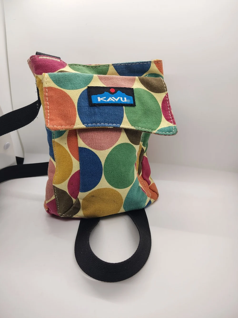 Kavu Colorful Dot Crossbody Bag - Multicolor Circles